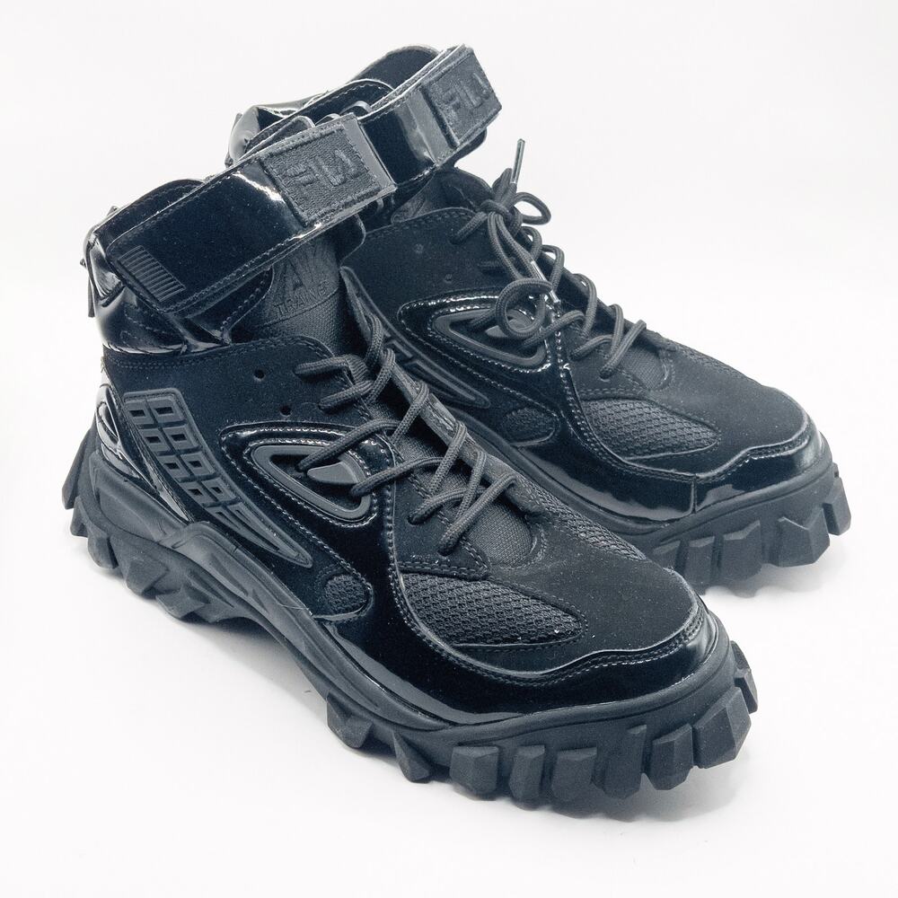 Fila Yak Boots High Top Sneakers Black Size 9 Gorpcore Techwear - Picture 2 of 7